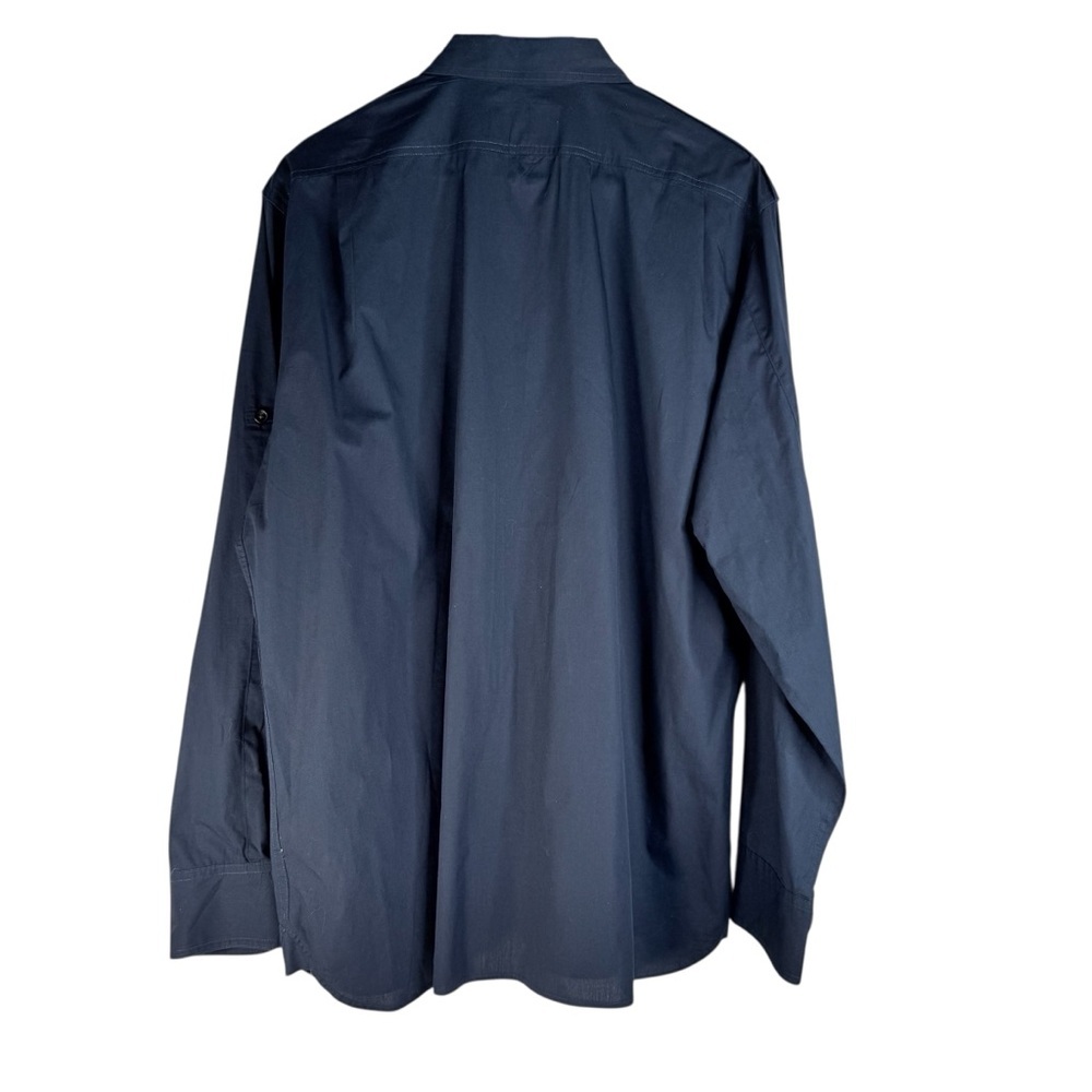 Filson Garment Men's Navy Button-Up Cotton Work Shirt Pockets Size XL - Picture 2 of 6